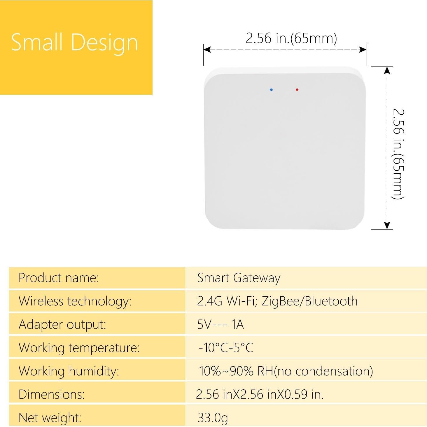 Puerta de enlace Smart Hub Sortfle Tuya ZigBee Bluetooth 2.4GHz