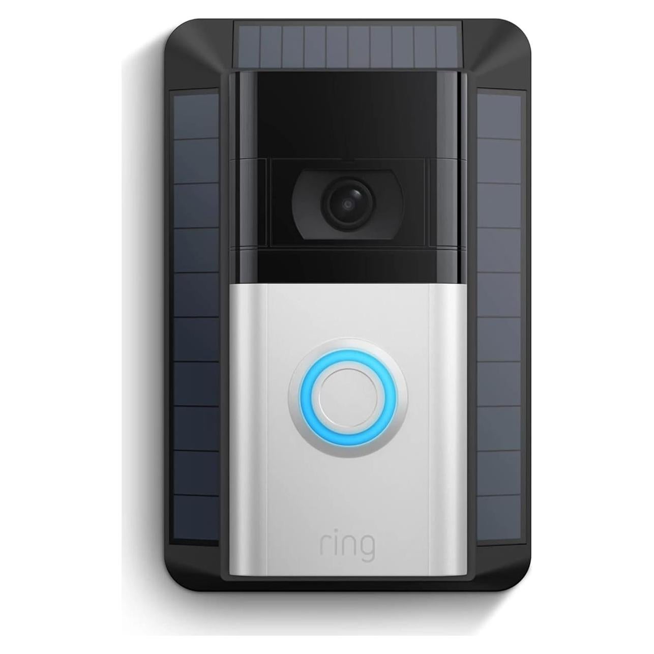 Ring Solar Charger for Battery Doorbells - compatible with Video Doorbell 3, Video Doorbell 3 Plus, Video Doorbell 4, Battery Doorbell Plus, Battery Doorbell Pro