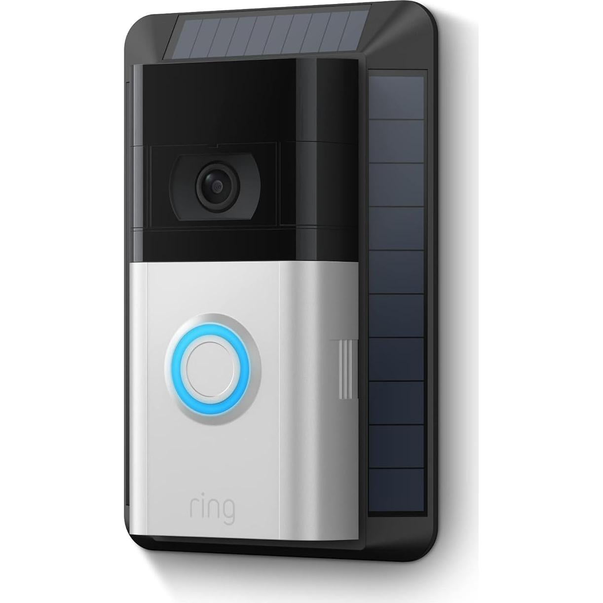 Ring Solar Charger for Battery Doorbells - compatible with Video Doorbell 3, Video Doorbell 3 Plus, Video Doorbell 4, Battery Doorbell Plus, Battery Doorbell Pro