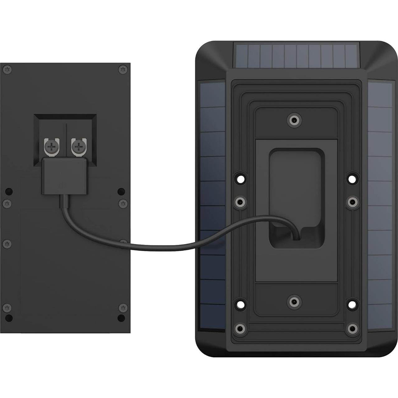 Ring Solar Charger for Battery Doorbells - compatible with Video Doorbell 3, Video Doorbell 3 Plus, Video Doorbell 4, Battery Doorbell Plus, Battery Doorbell Pro