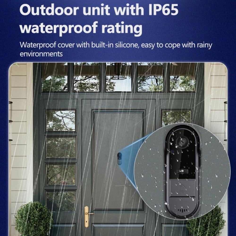 Cámara de Timbre Inalámbrico Winnes M16A 1080P IP65