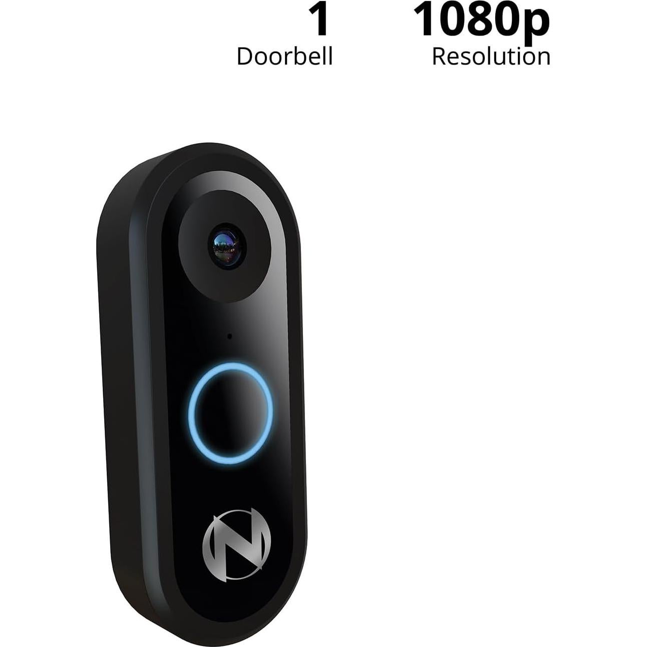 Timbre de Video 1080p Night Owl con Montaje Plano