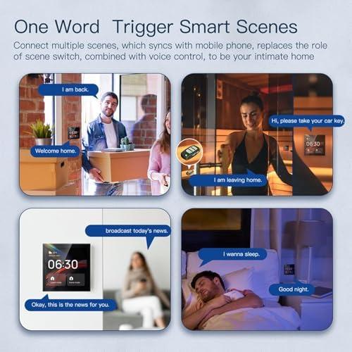 Panel de Control Inteligente Dioche 4" Táctil Control por Voz