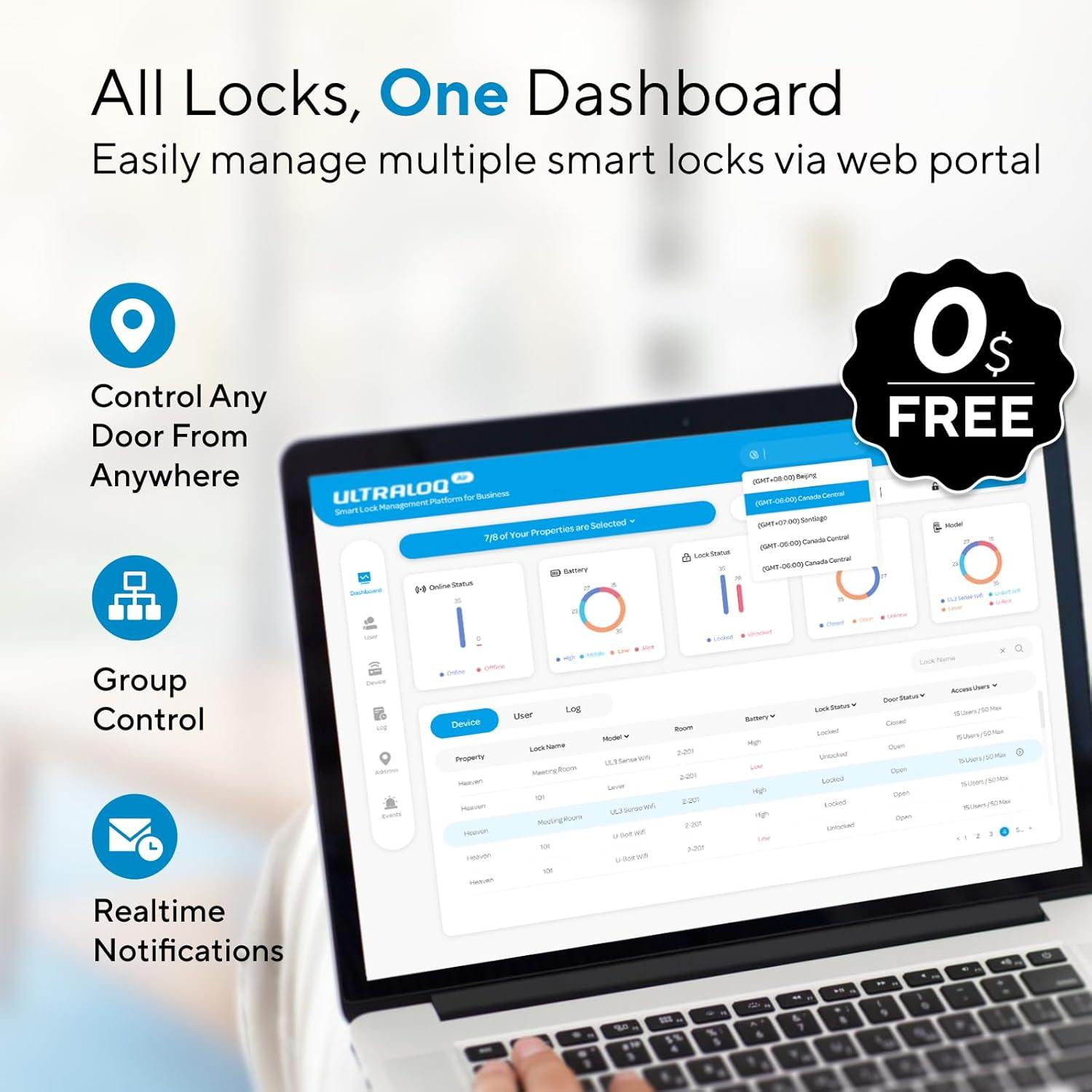 Cerradura Inteligente ULTRALOQ Bolt NFC con Apple HomeKit