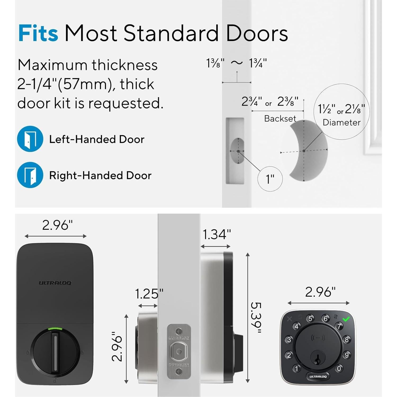 Cerradura Inteligente ULTRALOQ Bolt NFC con Apple HomeKit