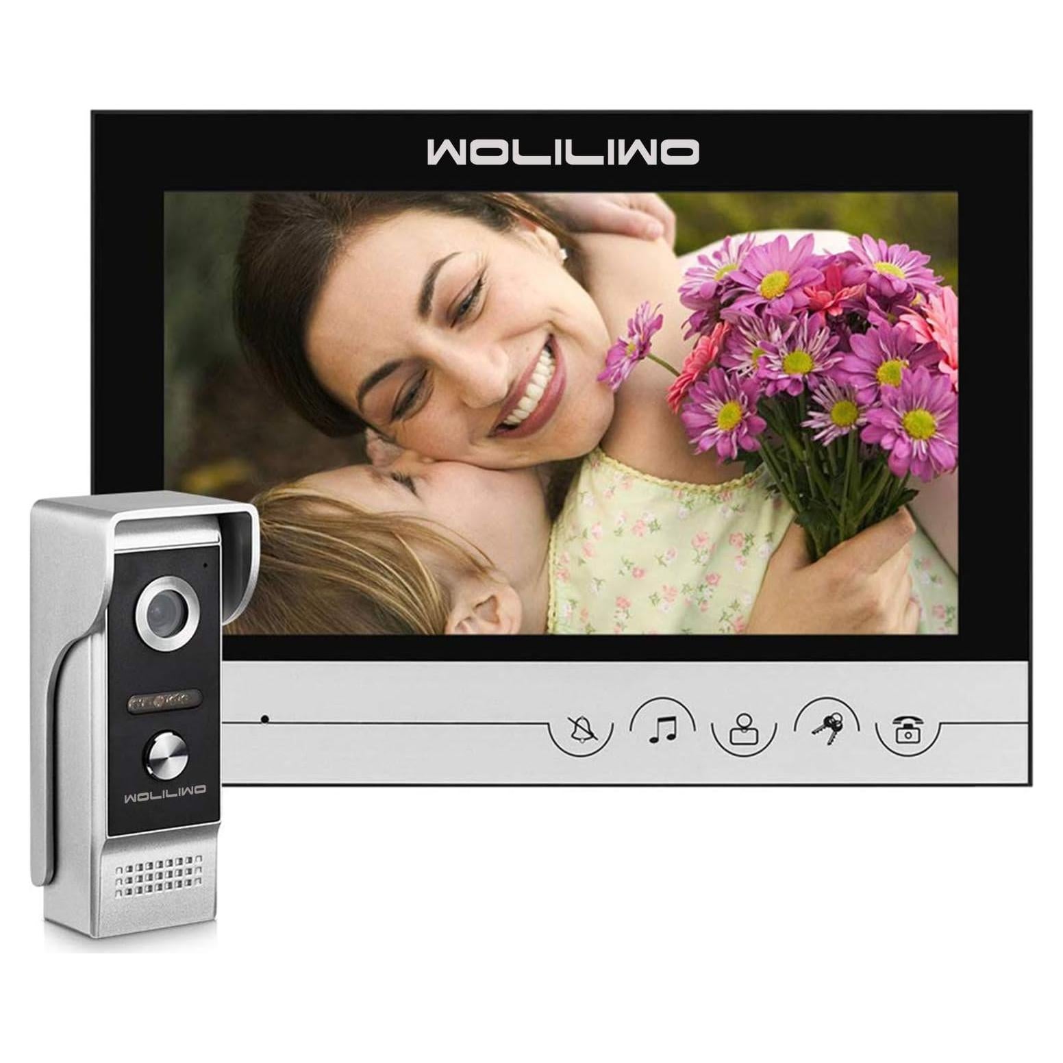 Intercomunicador de Video por Cable WOLILIWO 9" HD con Cámara