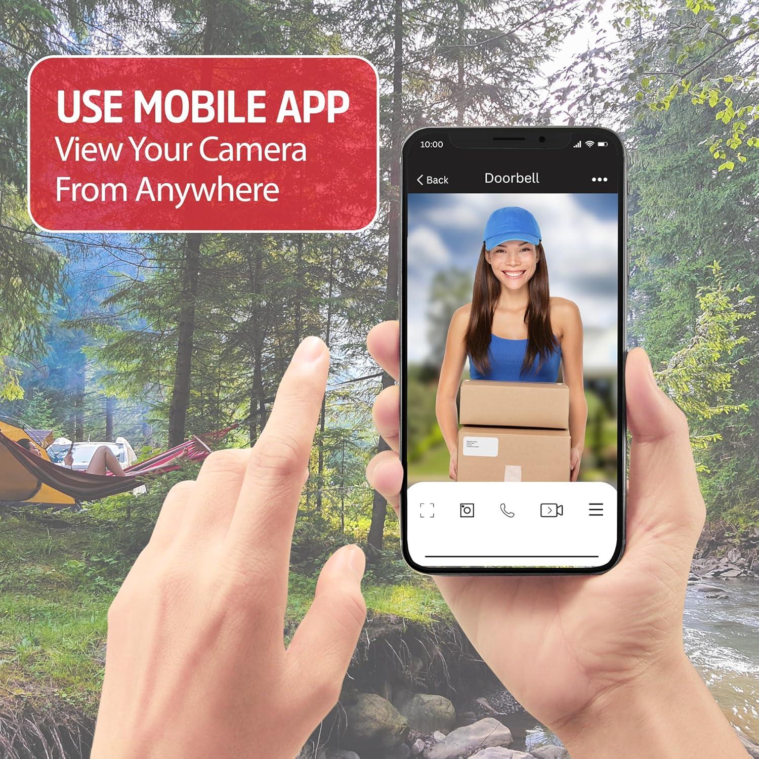 Timbre Inteligente Energizer 2K con Chime y Visión Nocturna