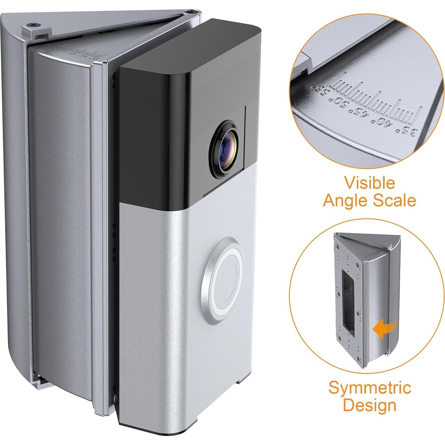 Soporte ajustable para timbre NANW 30-55° compatible Video Doorbell