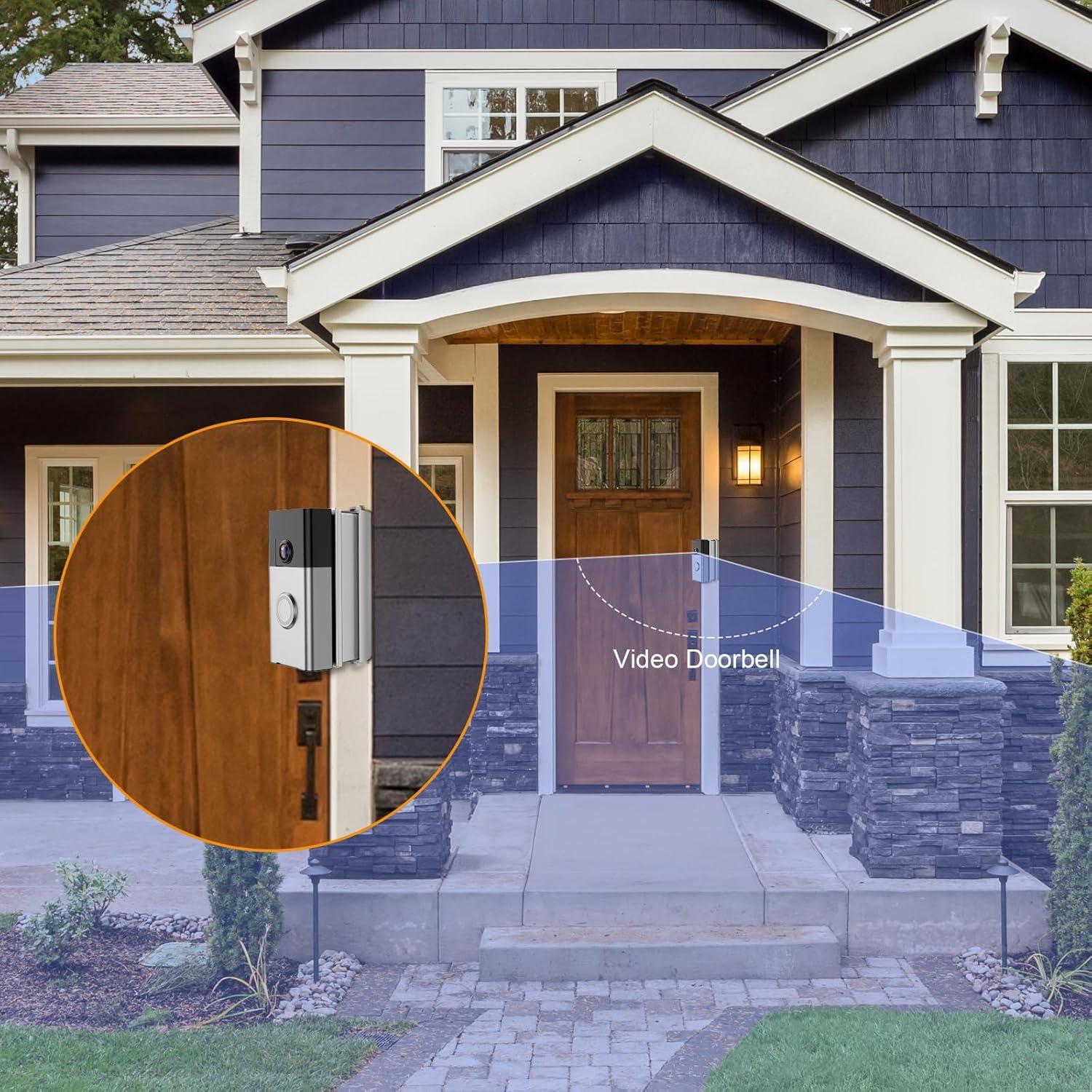 Soporte ajustable para timbre NANW 30-55° compatible Video Doorbell