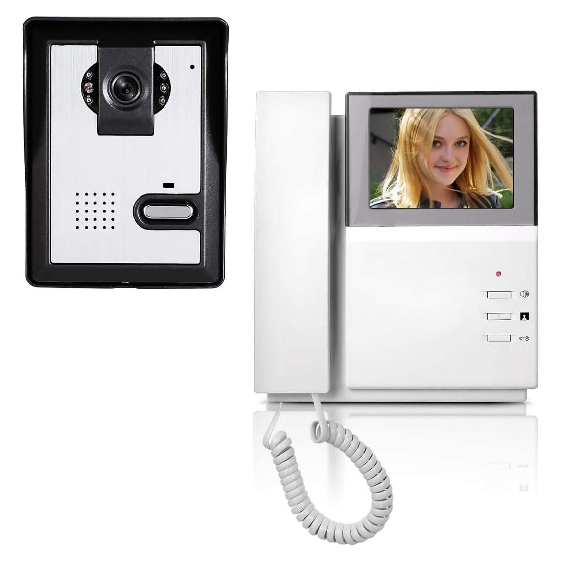 Sistema de Videoportero AMOCAM con Monitor LCD 4.3" y Cámara IR