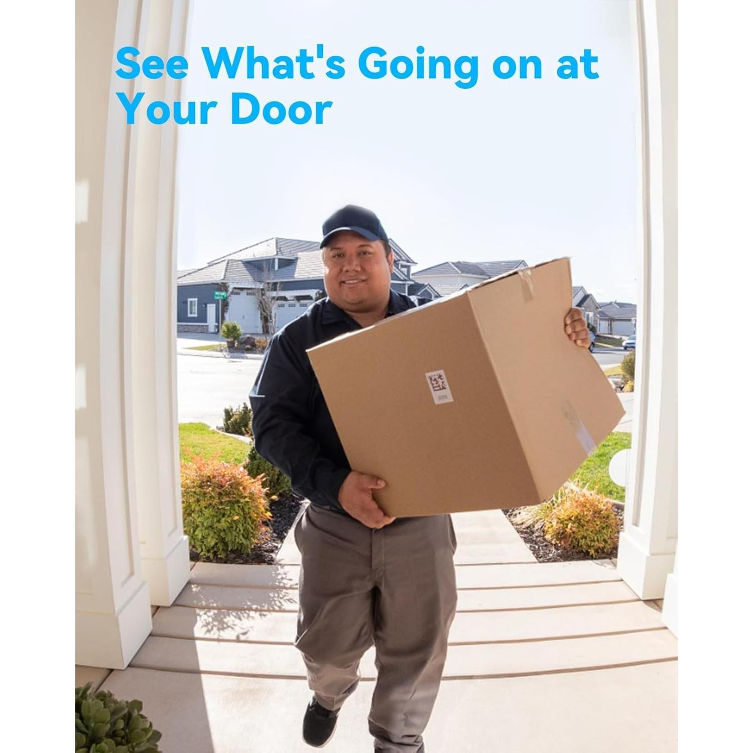 Timbre de Video Inalámbrico VicoHome DB2 - 1080P HD, Batería