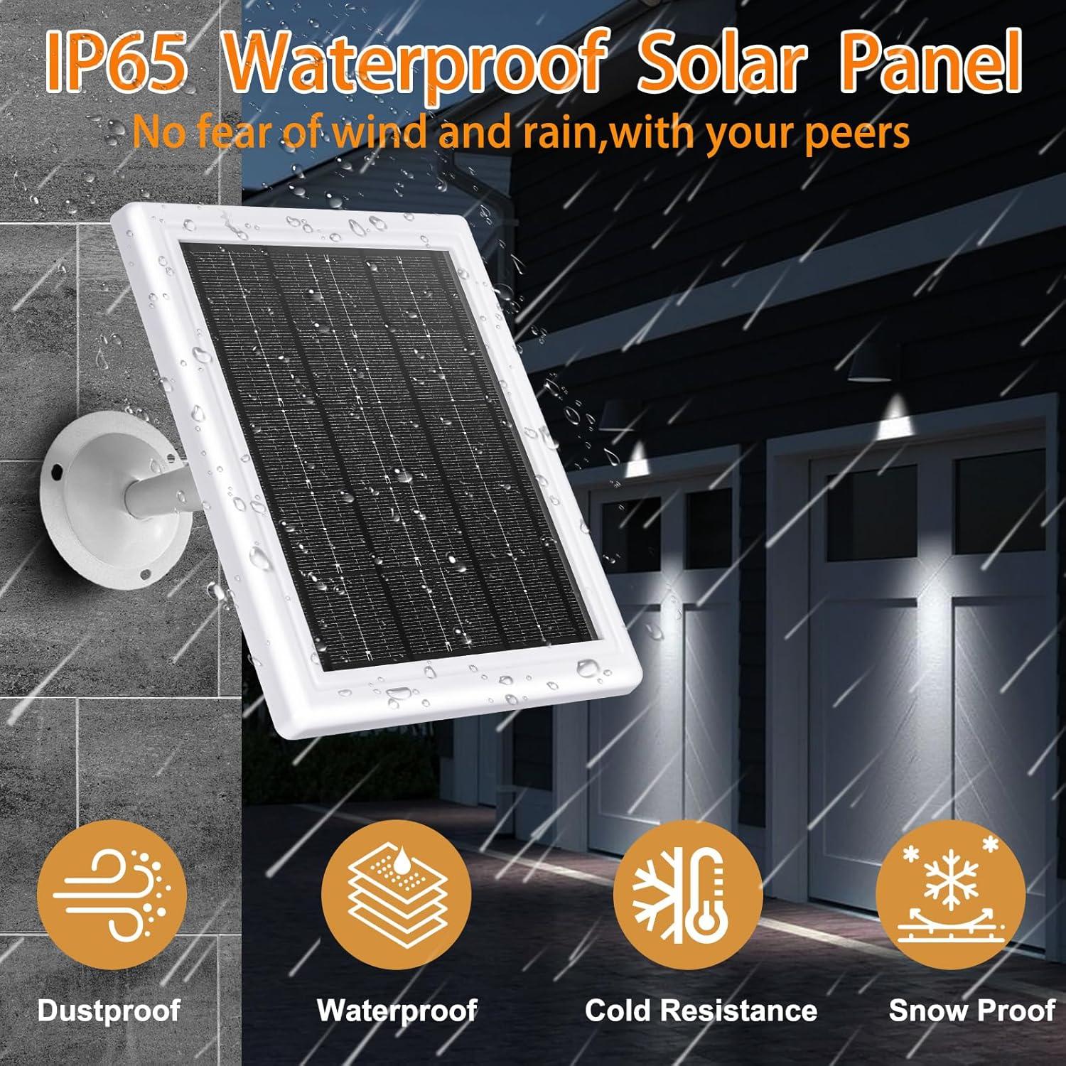 Cargador Solar BOBUY para Timbre Ring Video Doorbell 3/4 - 5W IP65