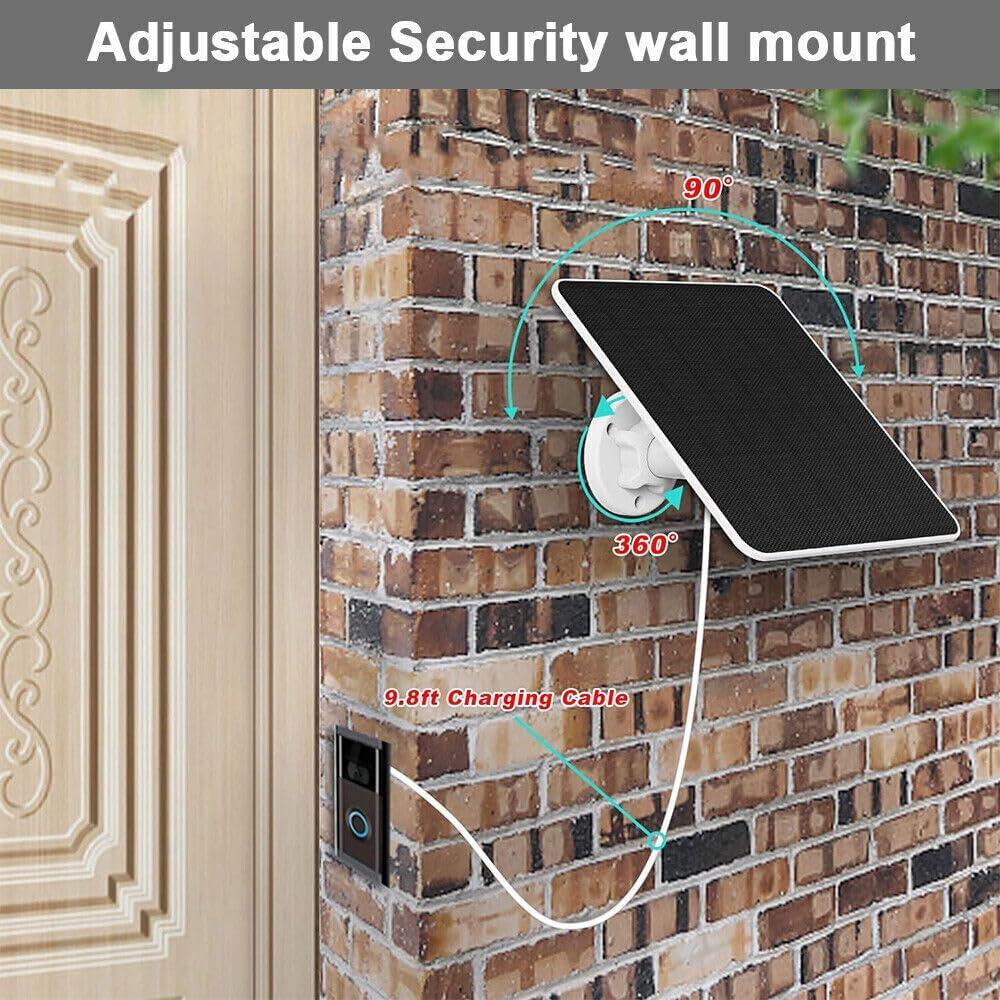 Cargador Solar GENDOING 2PC para Ring Video Doorbell 3/4