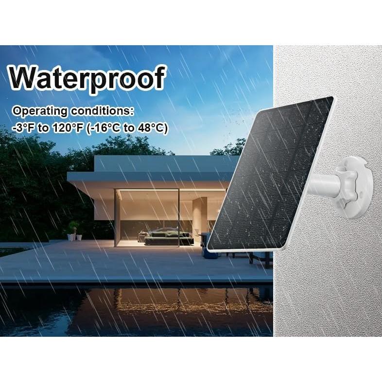 Cargador Solar GENDOING 2PC para Ring Video Doorbell 3/4