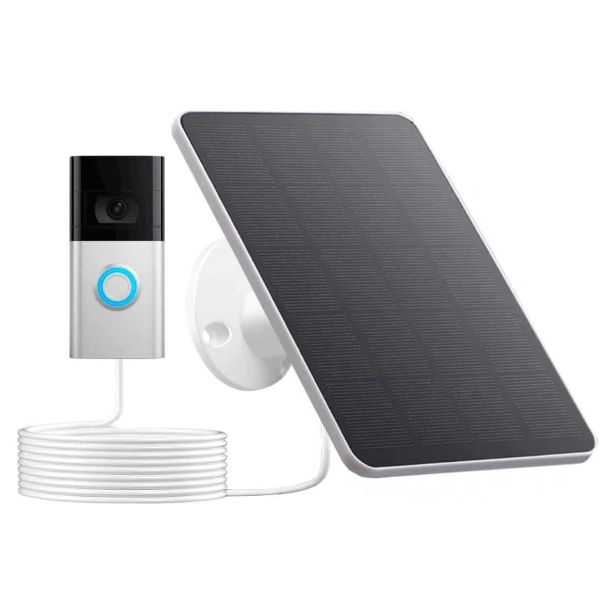 Cargador Solar GENDOING para Timbre Ring 1 - 5W 5V, 19.1x16.3 cm