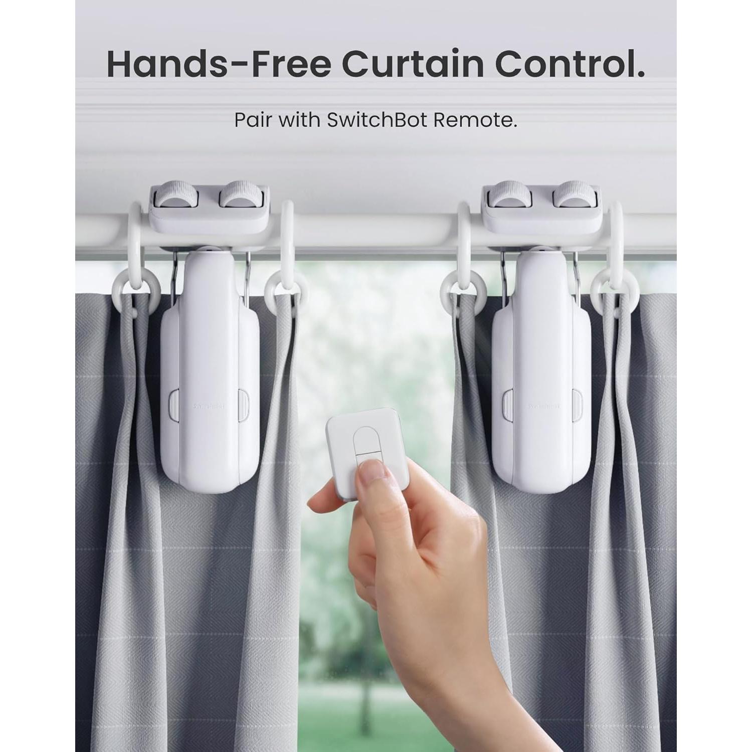 Abridor de Cortinas Automático SwitchBot 2025 con Control Remoto