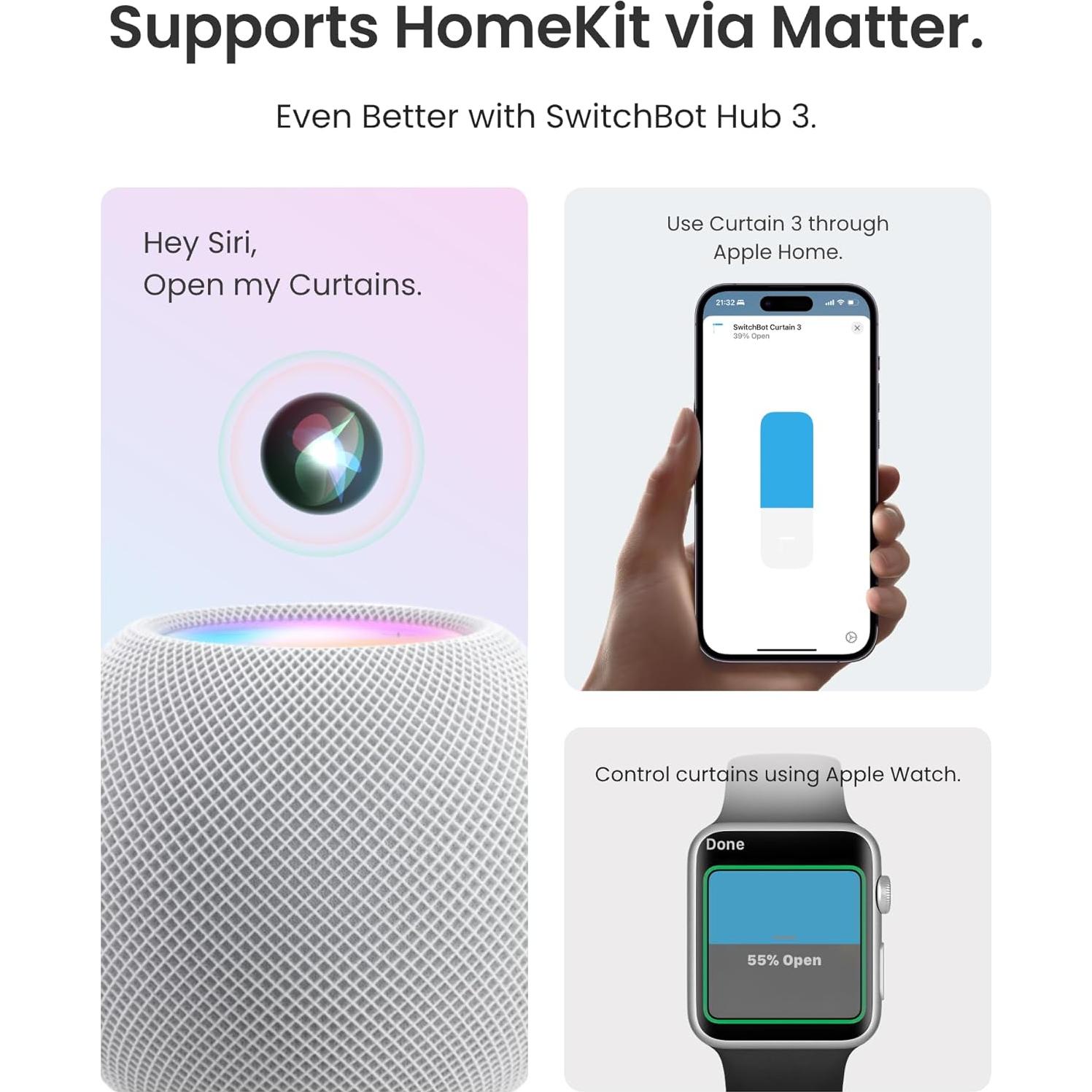 Abridor de Cortinas Automático SwitchBot 2025 con Control Remoto