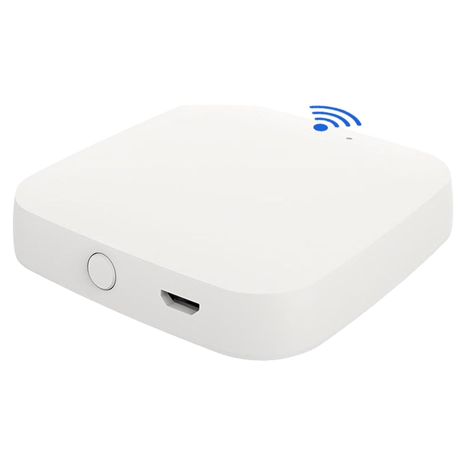 Hub inteligente Tuya BLE y WiFi para cerraduras - Plata