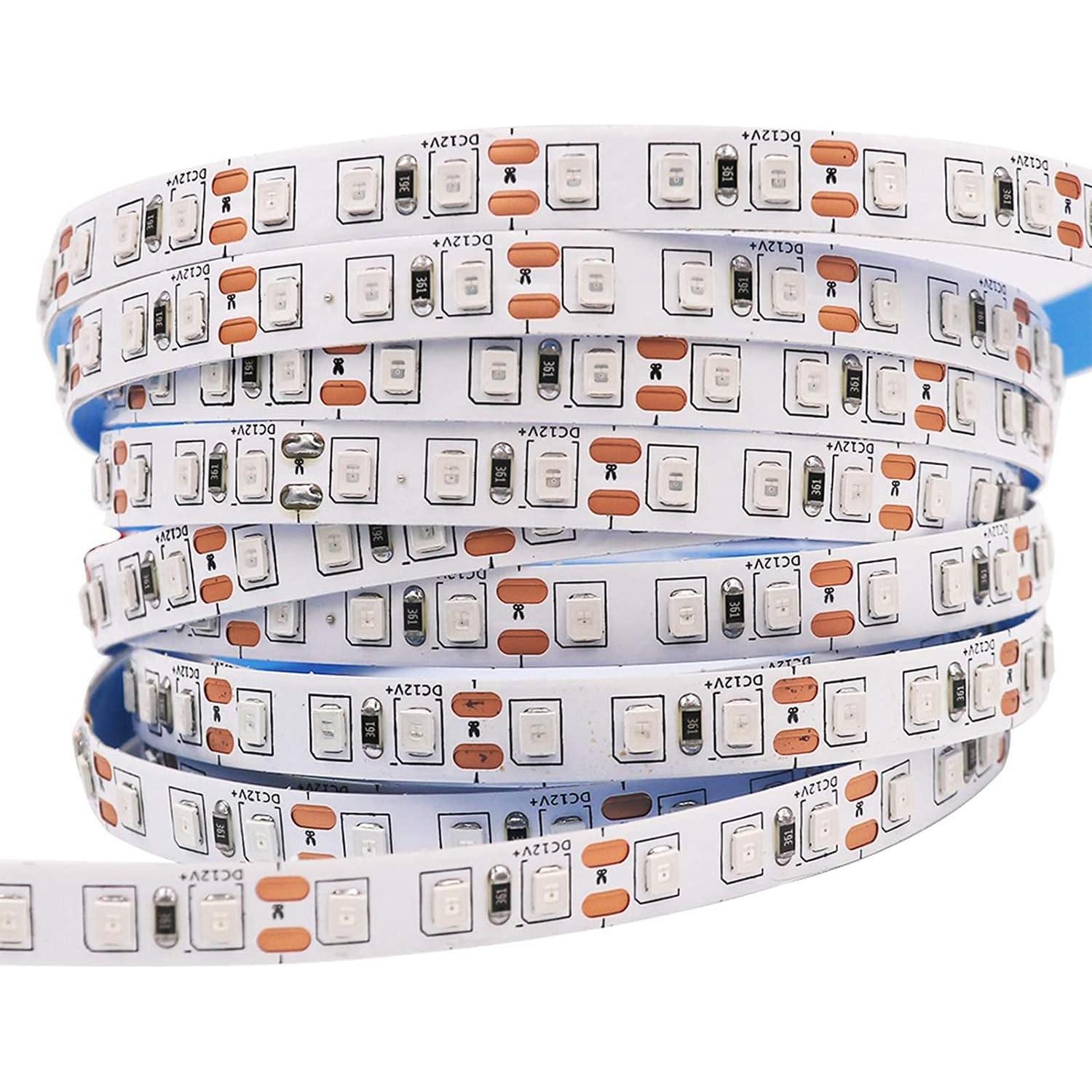 Tira LED 12V 5M 600LEDs SMD2835 Luz Fría 6000K QX