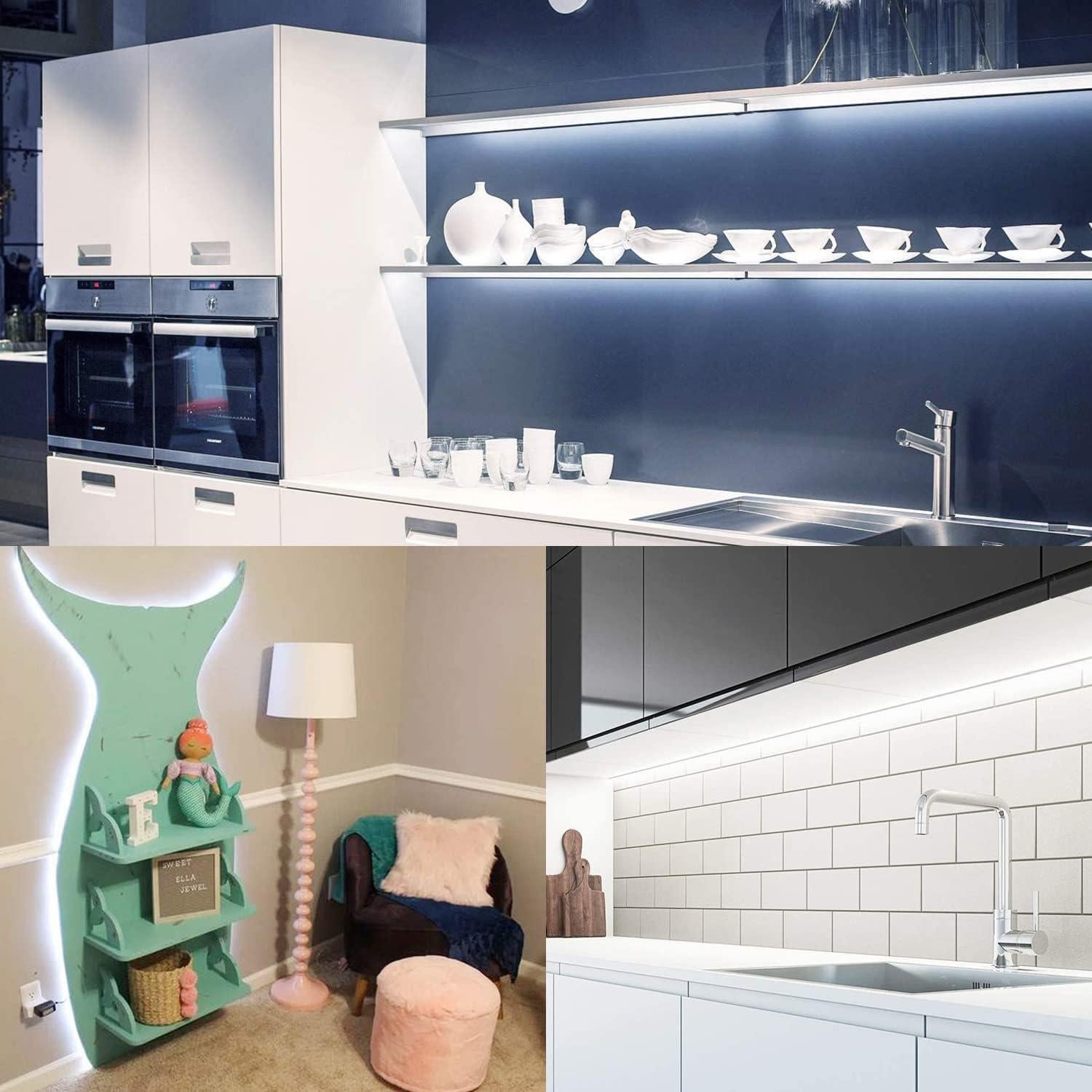 Tira LED 12V 5M 600LEDs SMD2835 Luz Fría 6000K QX