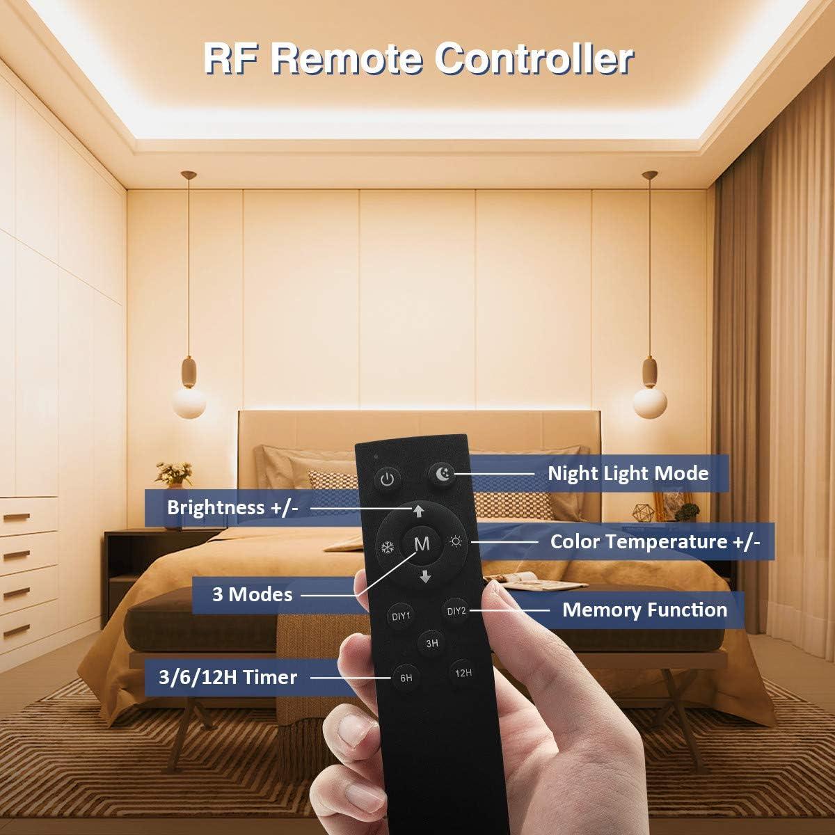 Tira LED blanca regulable Ustarus 16m 24V 3000K-6500K