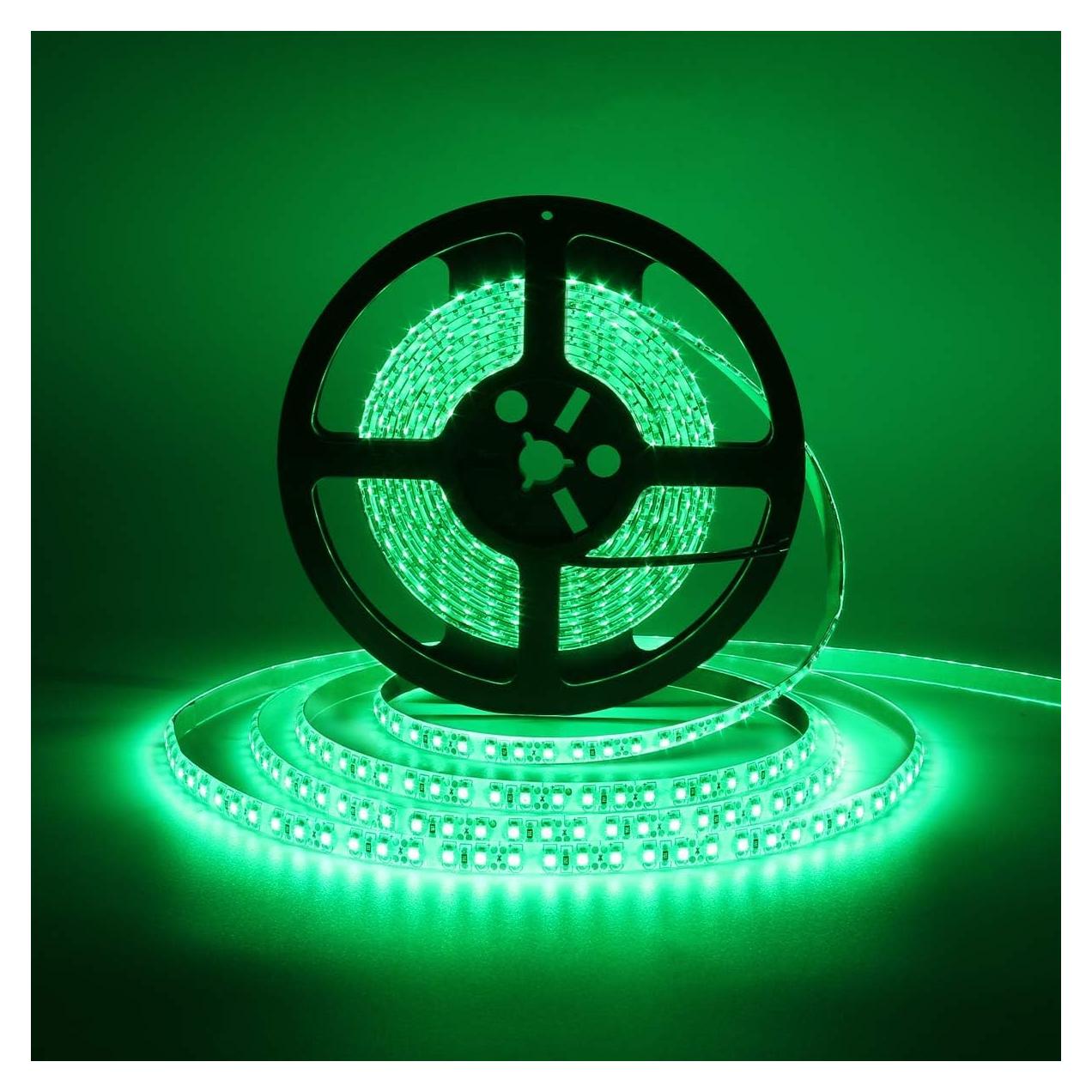 Tira de Luz LED Verde 5m SUPERNIGHT 600 LEDs Impermeable