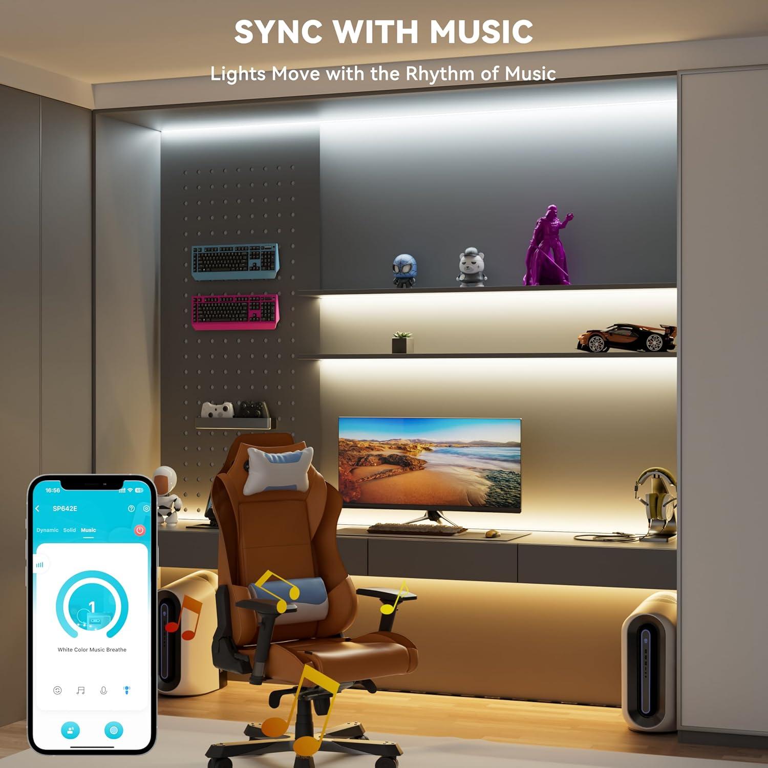 Tira LED COB PAUTIX 10m Ajustable 2700K-6500K CRI90+