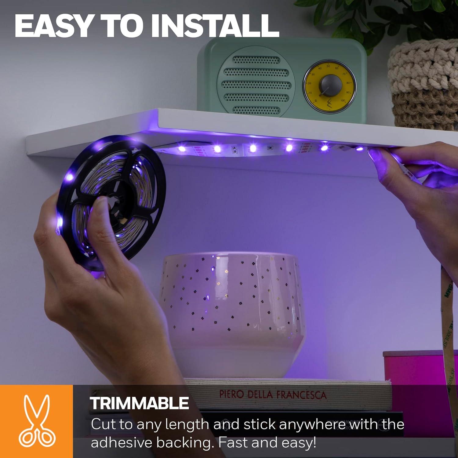 Tira LED de 5m Honeywell RGB con control remoto y sensor