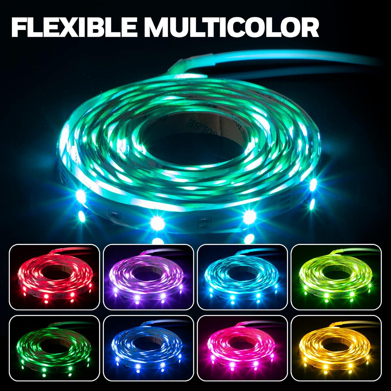 Tira LED de 5m Honeywell RGB con control remoto y sensor