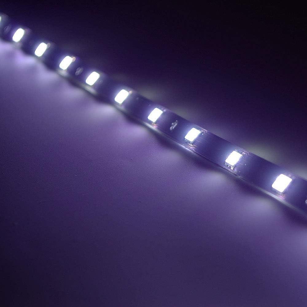 Tira LED Impermeable 30cm HYADA 12V 12 LEDs Blanco - Paquete de 6