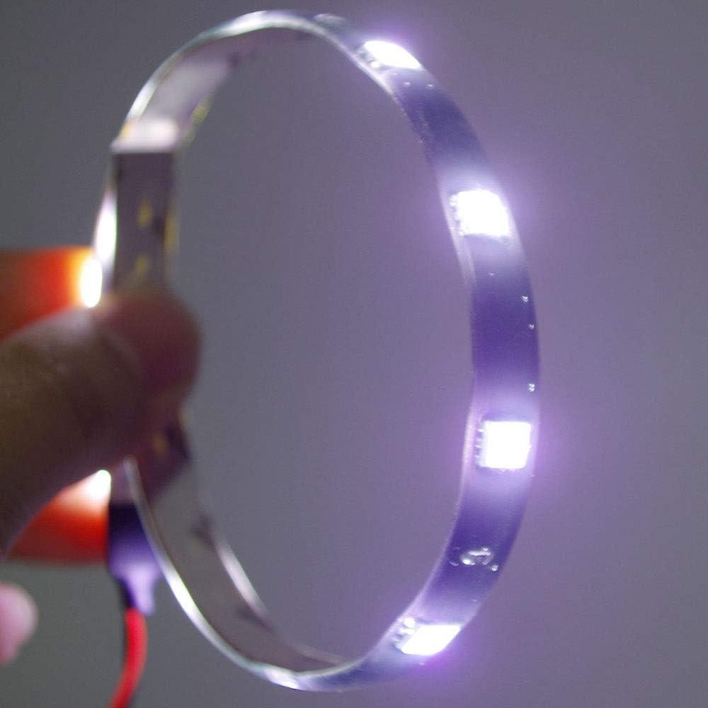 Tira LED Impermeable 30cm HYADA 12V 12 LEDs Blanco - Paquete de 6