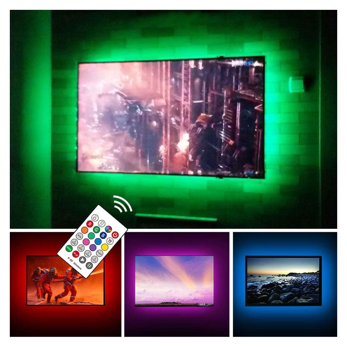 Tira LED RGB CPLID 4.5m para TV 60-65" con Control Remoto