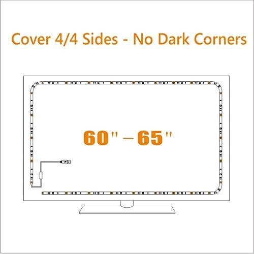 Tira LED RGB CPLID 4.5m para TV 60-65" con Control Remoto