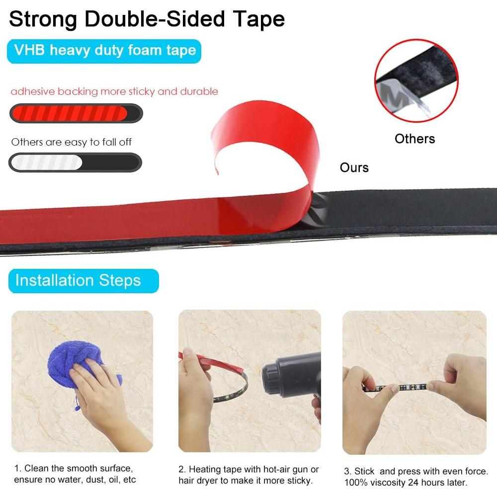 Tira LED flexible azul 5m ALITOVE 300 LEDs IP65 12V