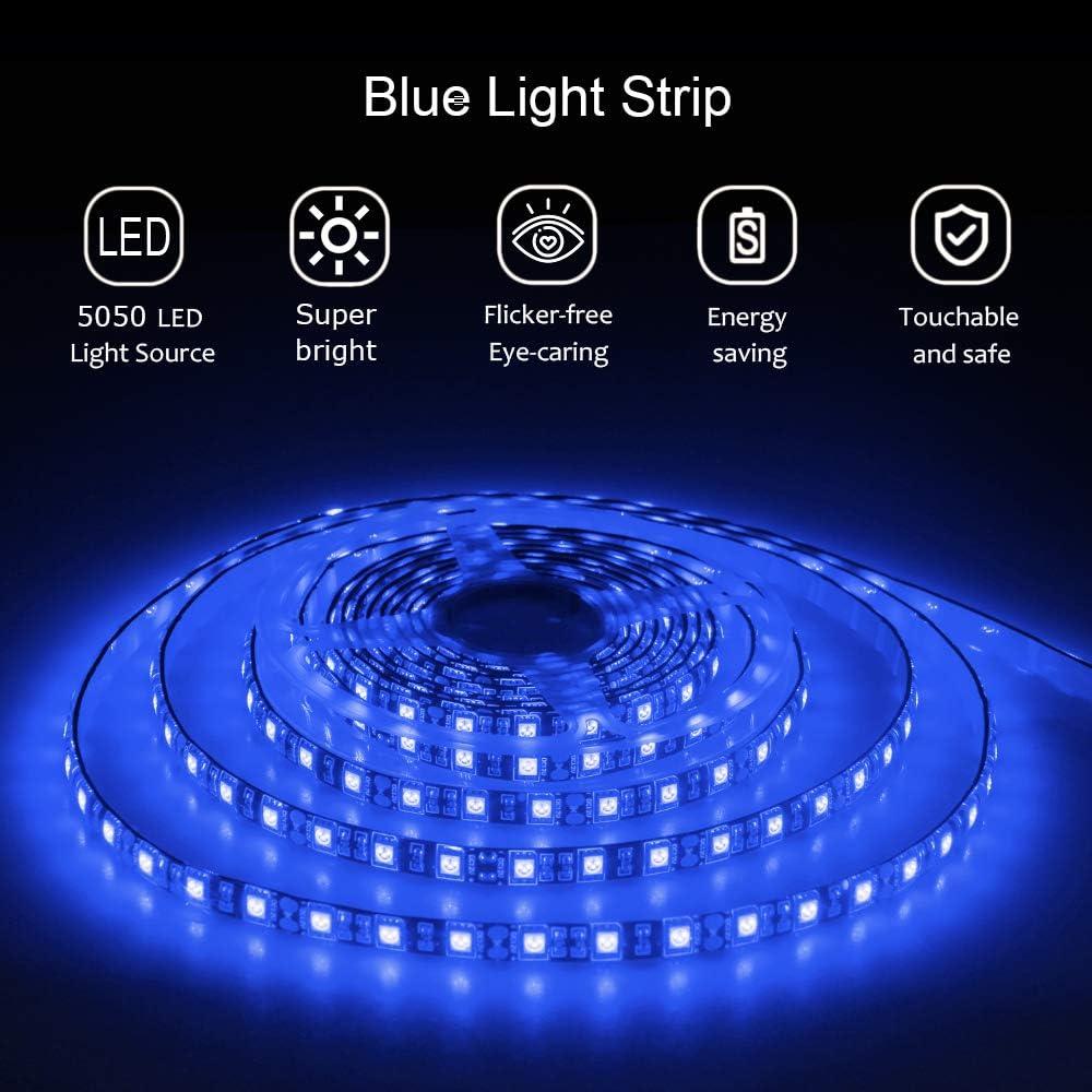 Tira LED flexible azul 5m ALITOVE 300 LEDs IP65 12V