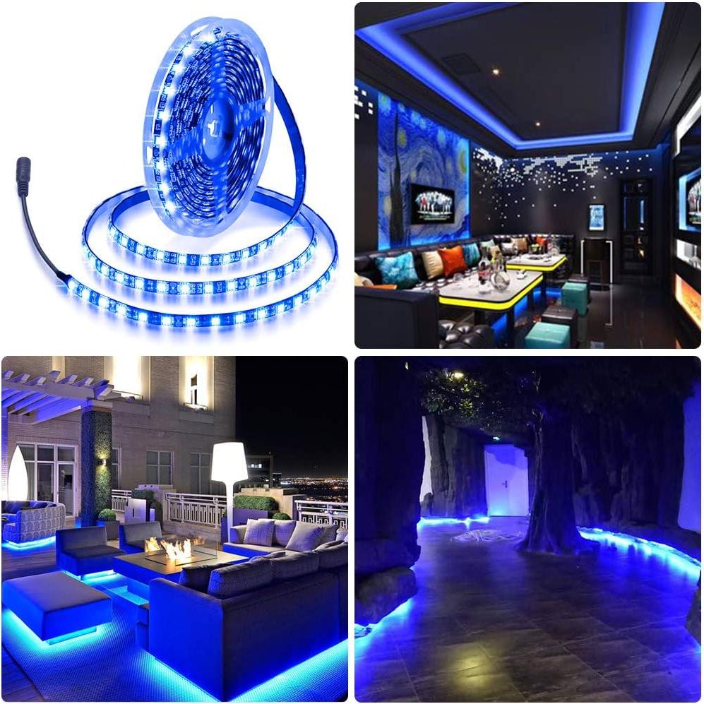 Tira LED flexible azul 5m ALITOVE 300 LEDs IP65 12V