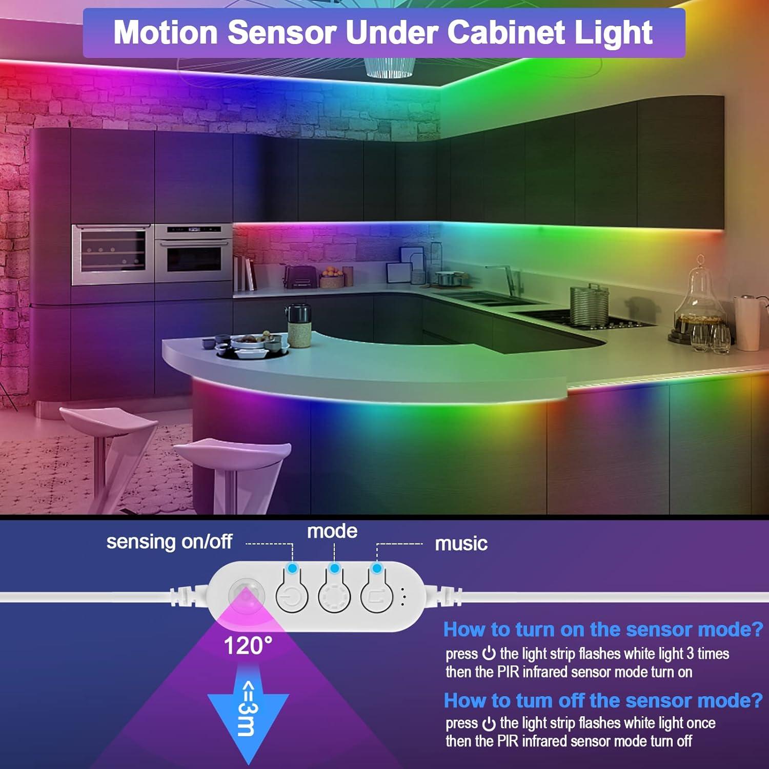 Tira de LED con Sensor de Movimiento FuZhou LW-LED 4M