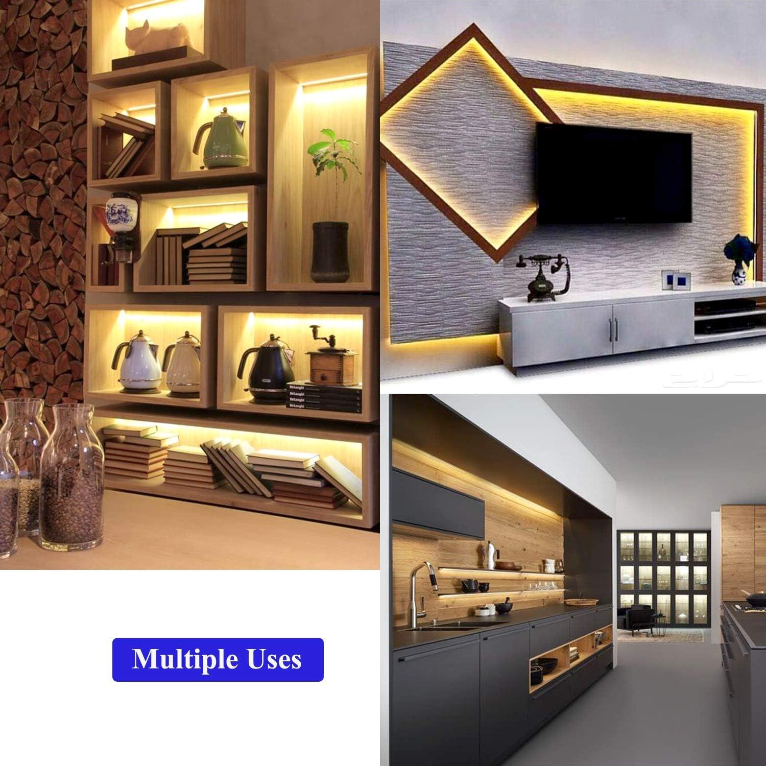 Tira de LED 5m JUNWEN Blanco Cálido Impermeable 12V