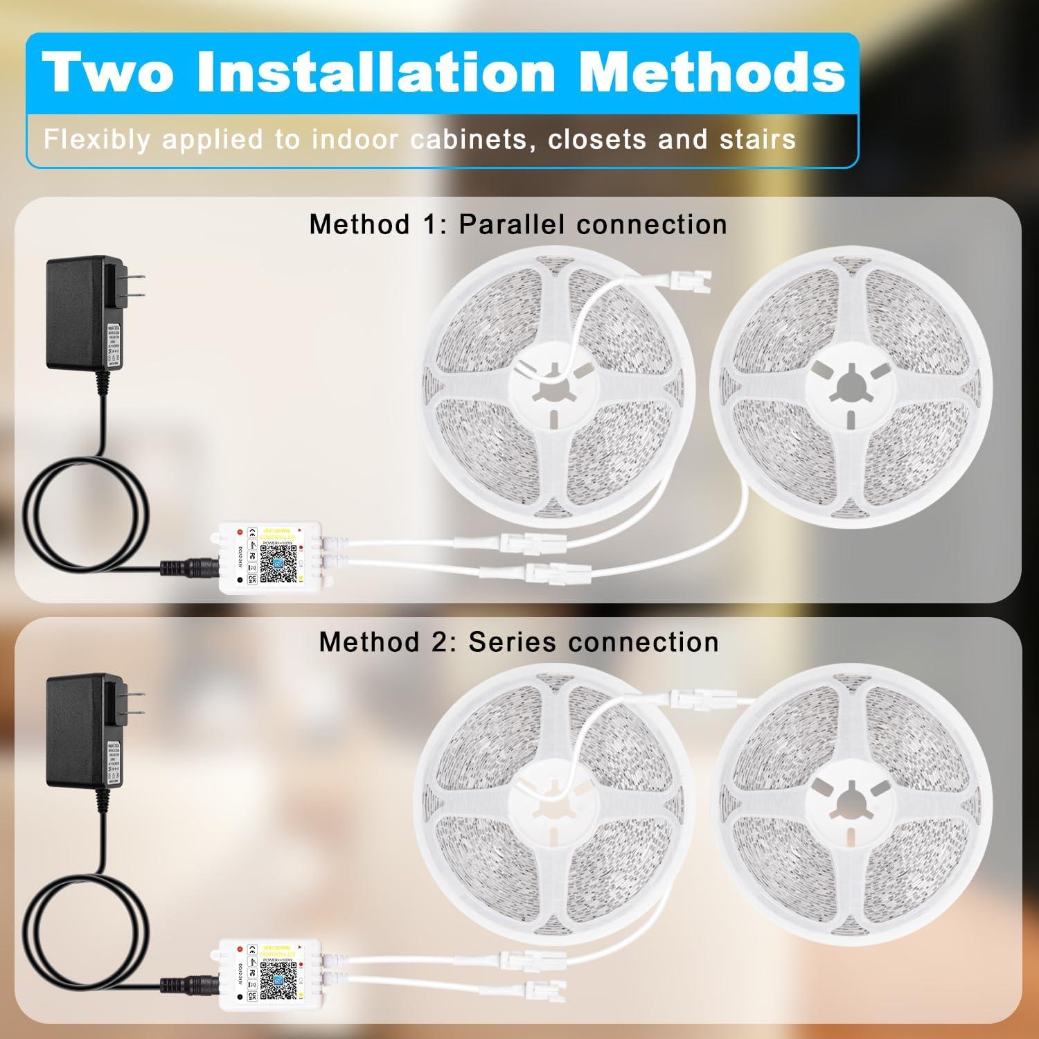 Tira LED blanca regulable 20.12m TENDIST 3000K-6500K WiFi