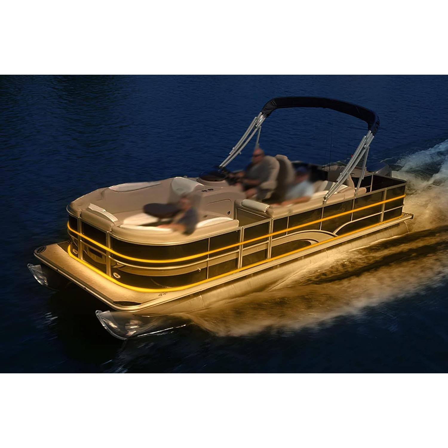 Luces LED de tira Vbakor 5M 12V a prueba de agua Ámbar