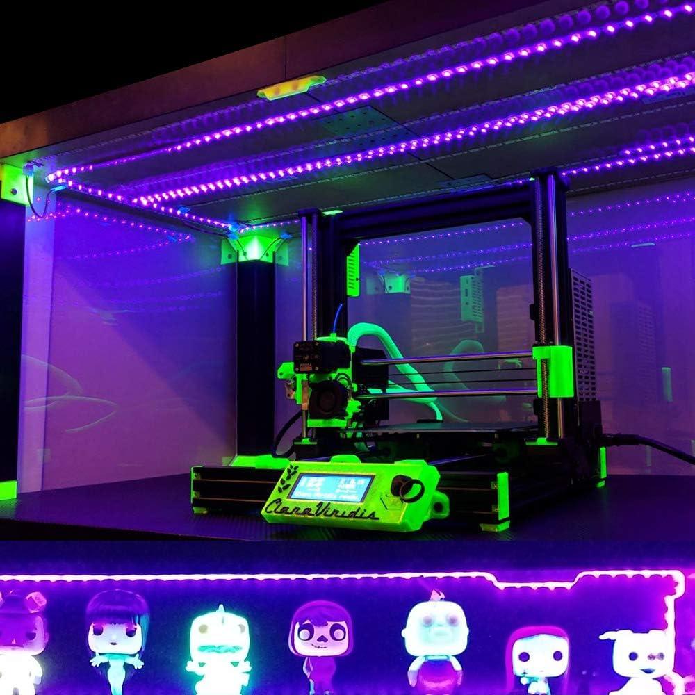 Tira de Luz Negra LED UV 5M 12V IP65 - LEDStrips8