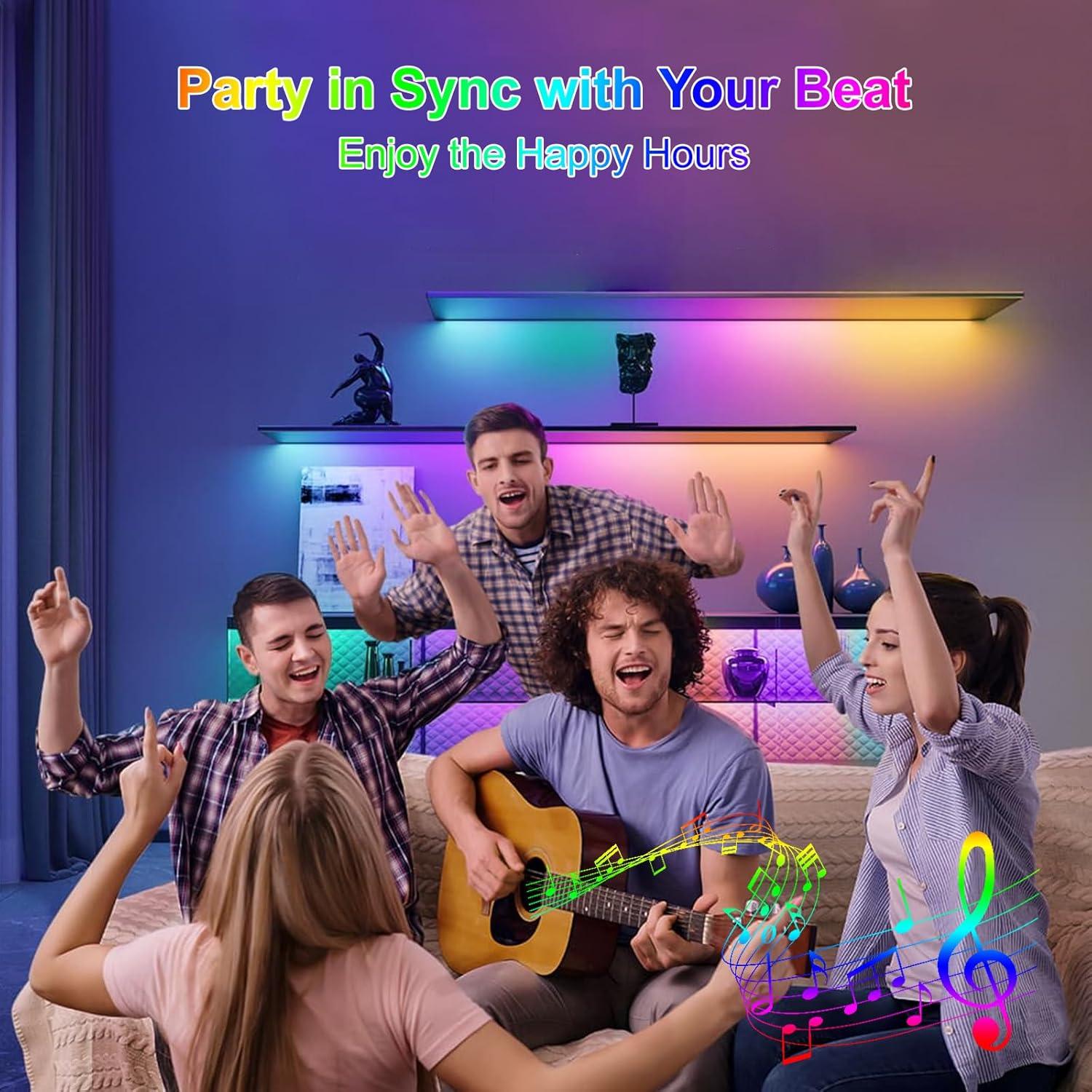 Tira de LED RGB 5V Icever WS2812B 16.4FT 300 LEDs IP30