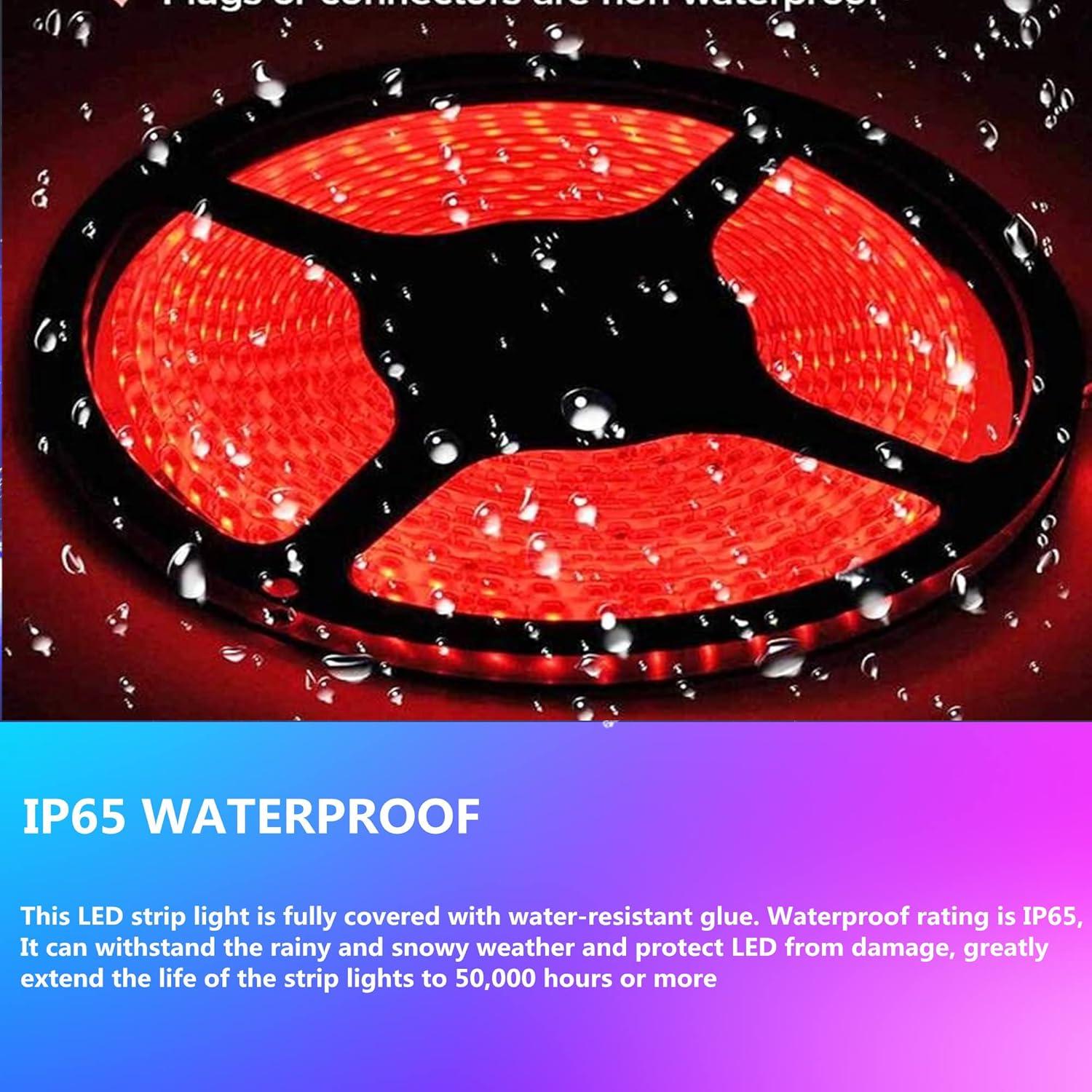 Luces LED de tira HOKIION 6m para botes Pontoon a prueba de agua