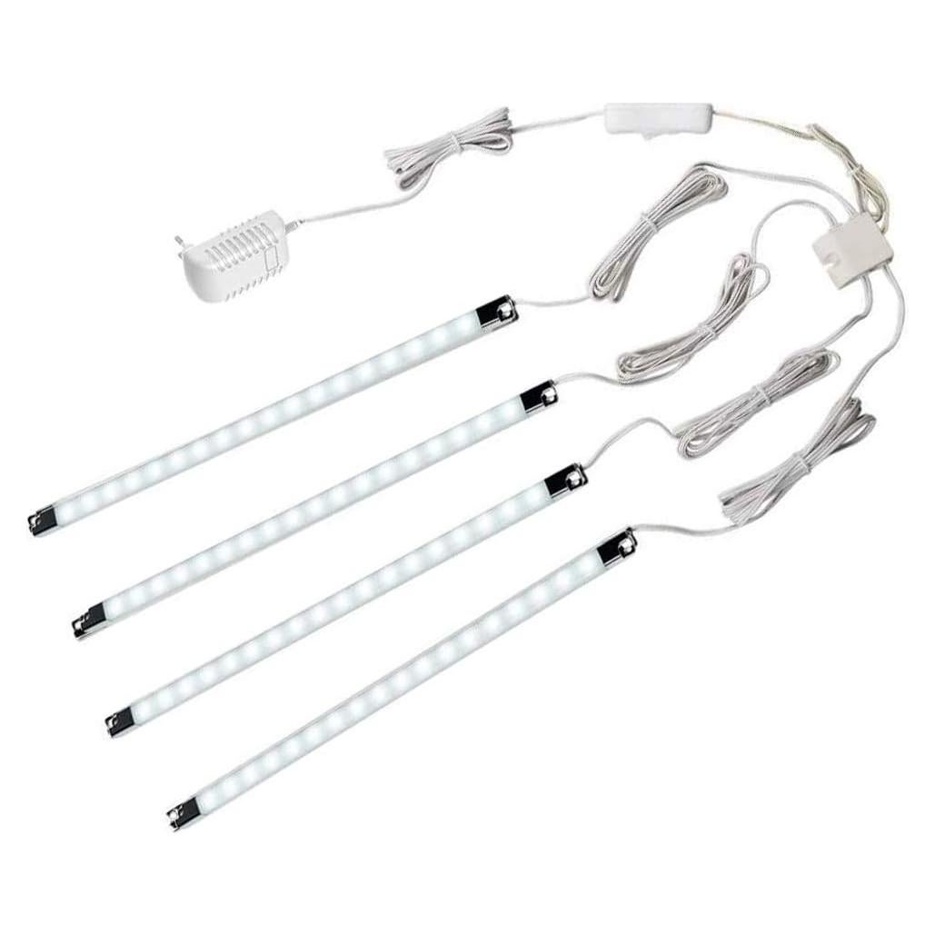 Cefrank Luces LED de Exhibición 4 Barras 6000K Blanco Frío