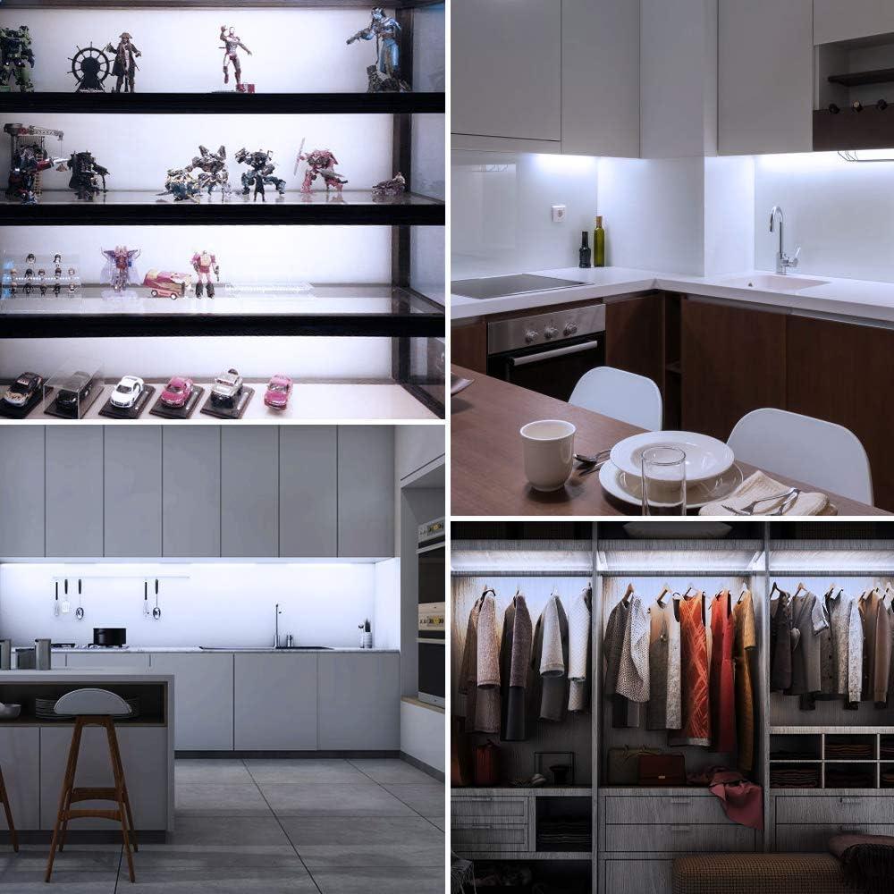 Cefrank Luces LED de Exhibición 4 Barras 6000K Blanco Frío