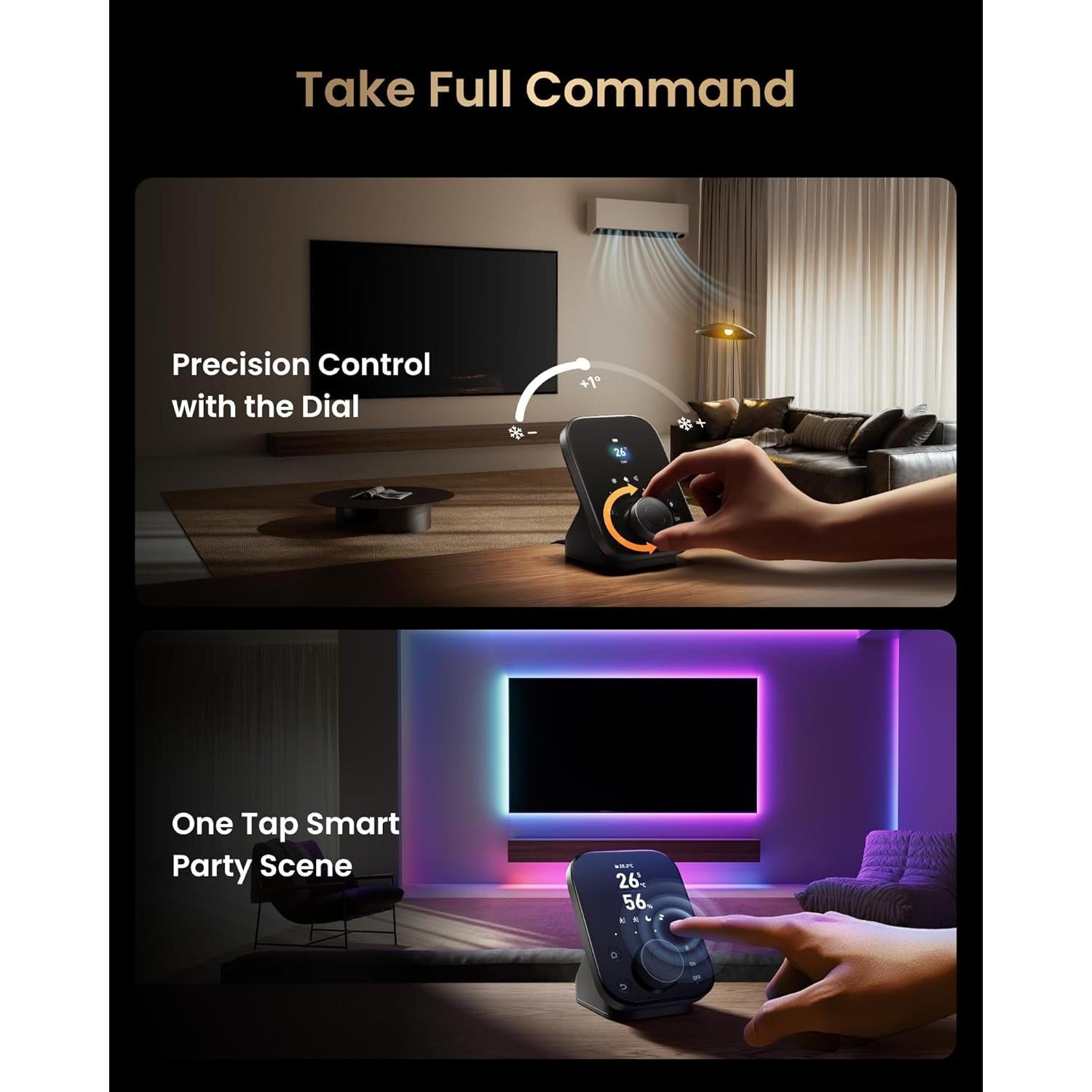 SwitchBot Hub 3 - Hub Inteligente con Pantalla IPS 2.4" y Control IR