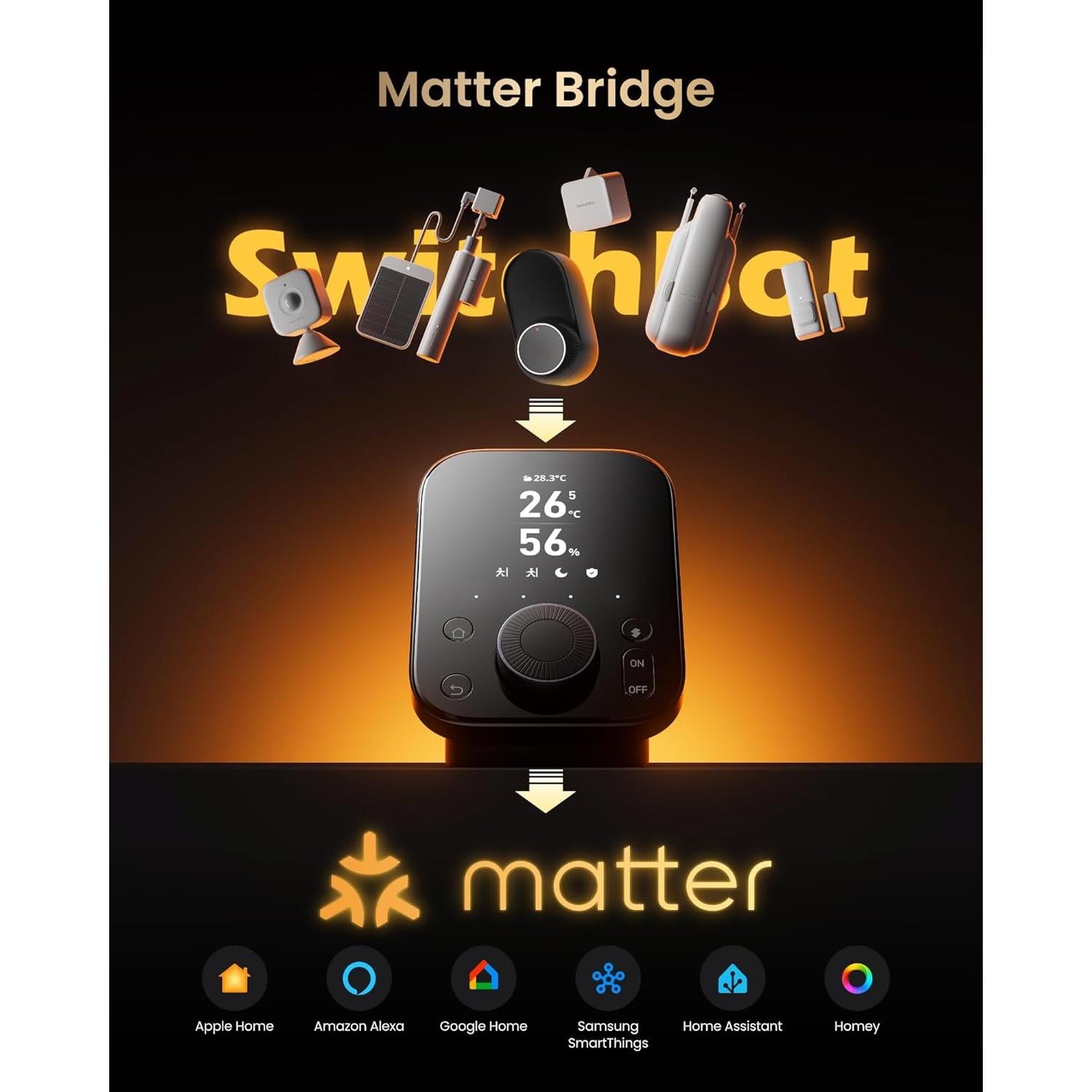 SwitchBot Hub 3 - Hub Inteligente con Pantalla IPS 2.4" y Control IR