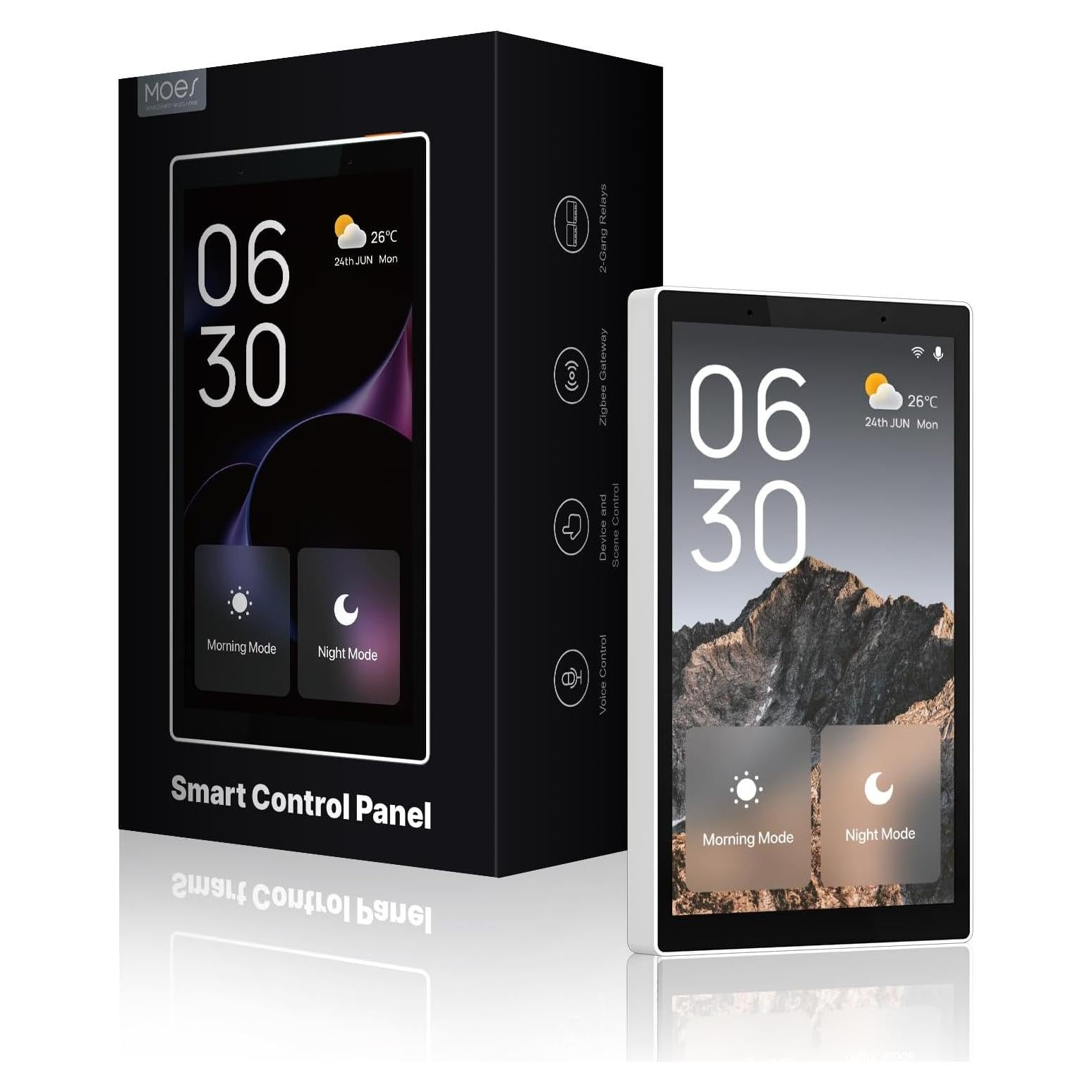 Panel de Control Táctil Inteligente MOES 5" con Alexa
