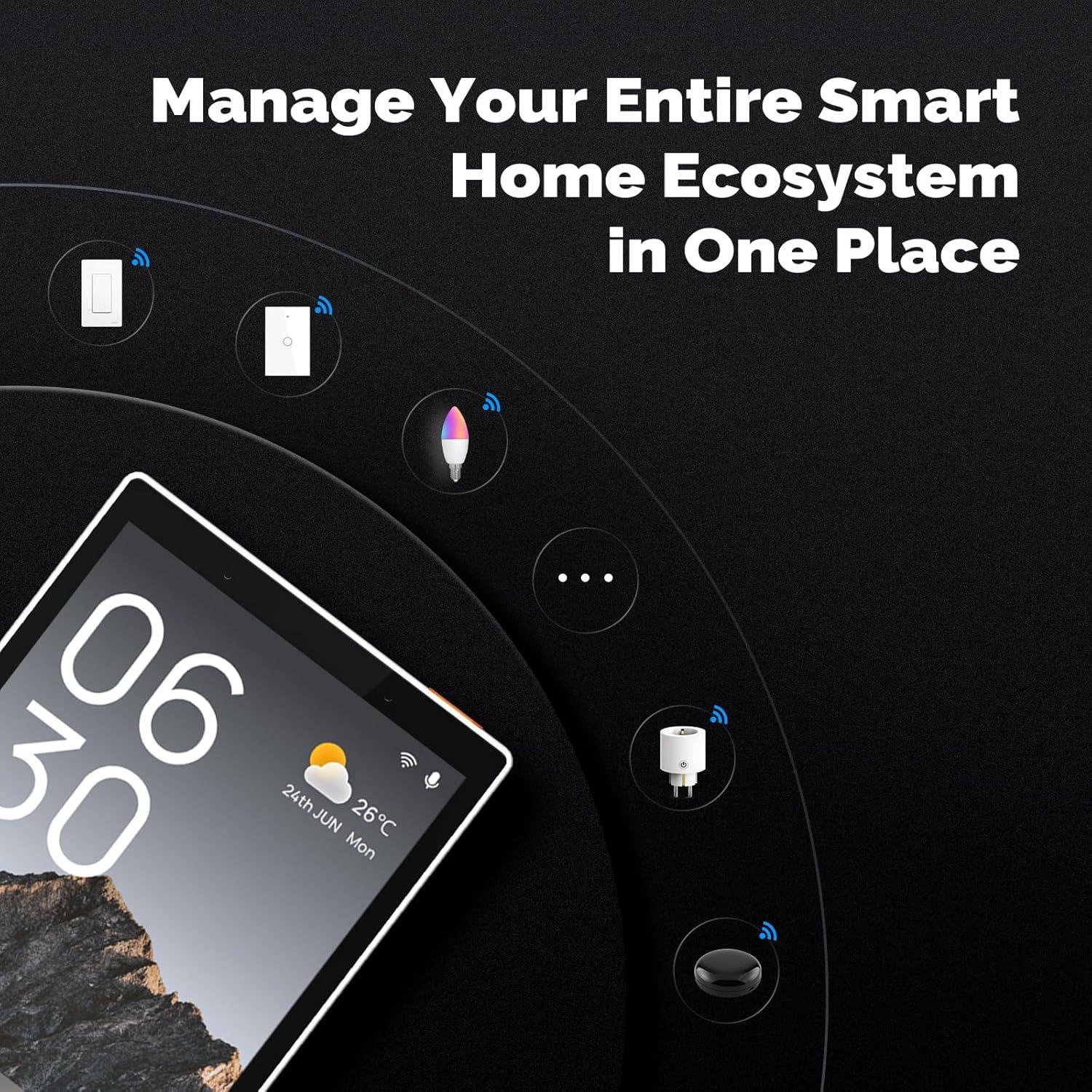 Panel de Control Táctil Inteligente MOES 5" con Alexa