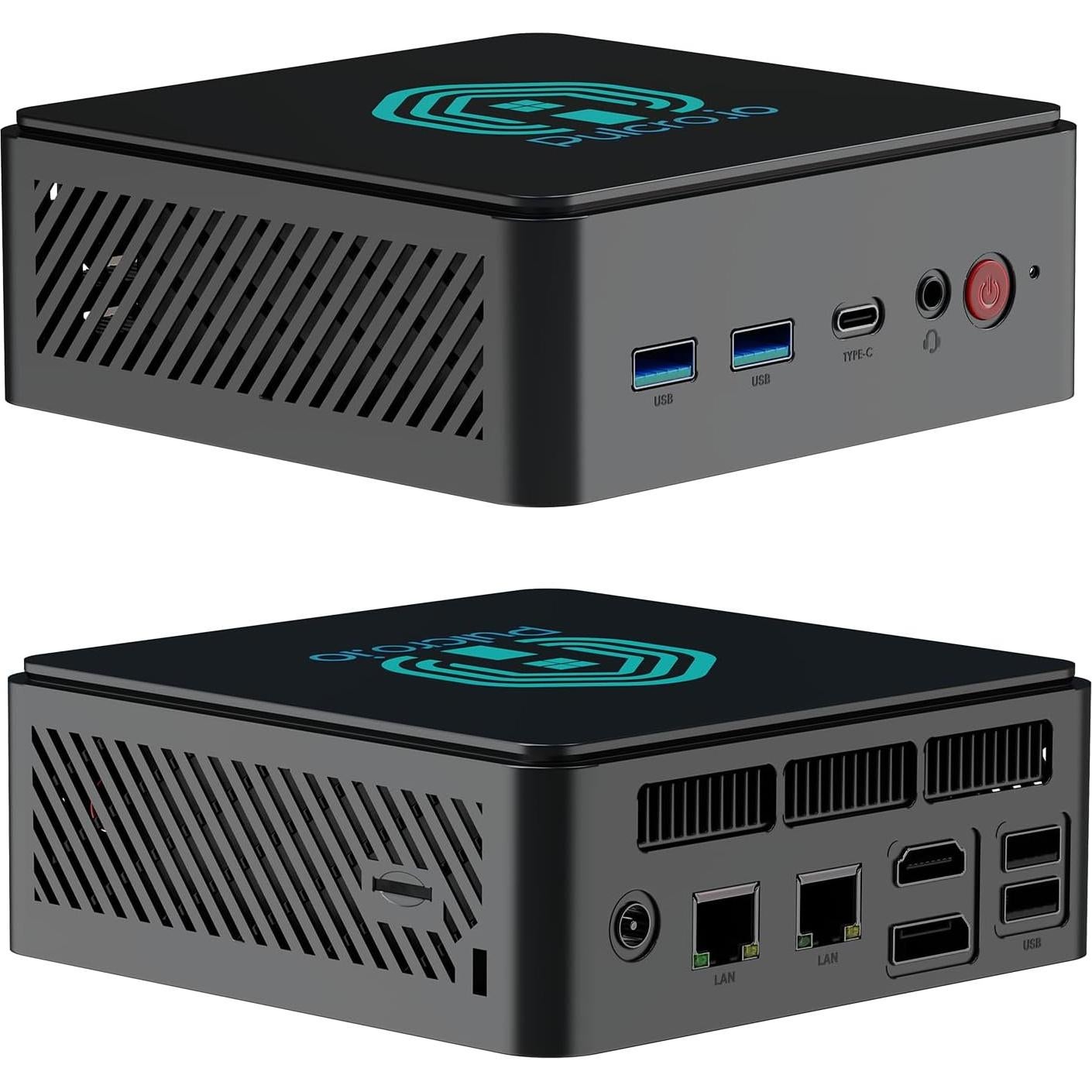 Mini PC Pulcro TK Two | Intel N100, 16GB RAM, 512GB SSD, 4K